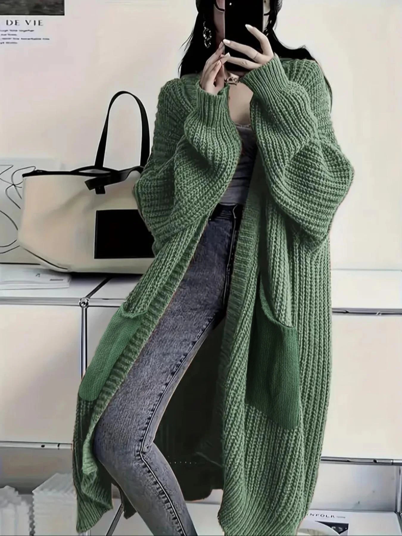 Aurura - Knit Cardigan with Pockets