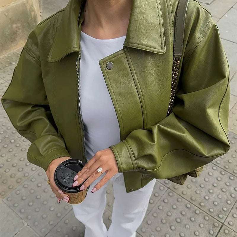 Cindy - High Street Women’s Zippered Jacket with Pockets