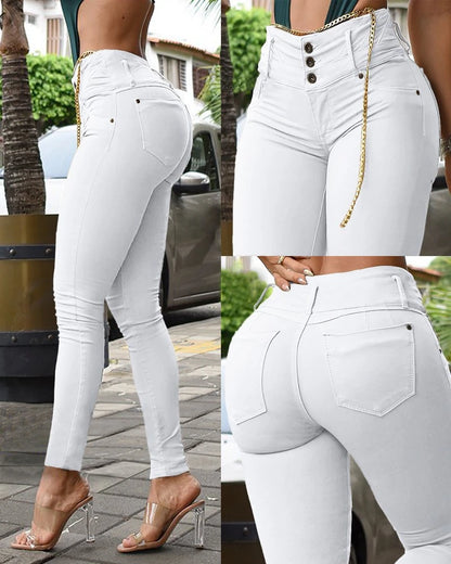 Autumn - High Waist Skinny Pants