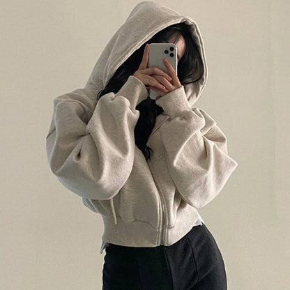 Blair - Fashion Zipper Hooded Sweatshirt