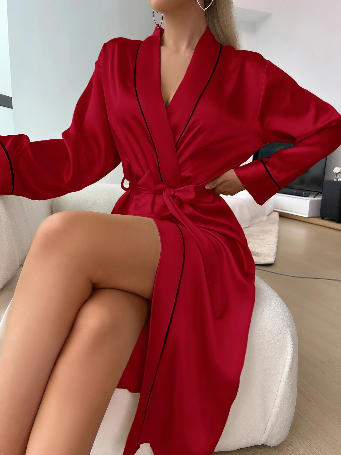 Tiana - Satin Night Robe