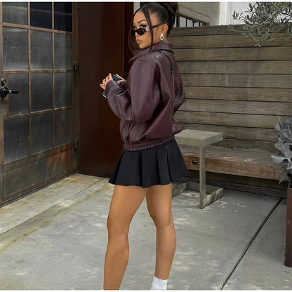 Vera - Fashionable Leather Jacket