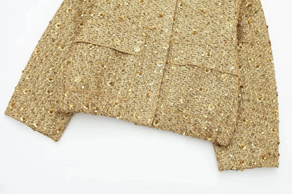 Ruby - Shiny Sequin Jacket