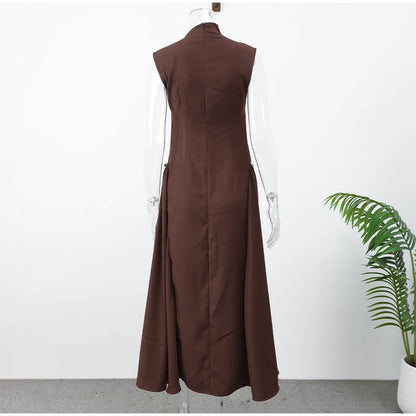 Robyn - Elegant Sleeveless A-Line Dress