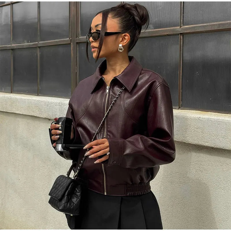 Cindy - High Street Women’s Zippered Jacket with Pockets