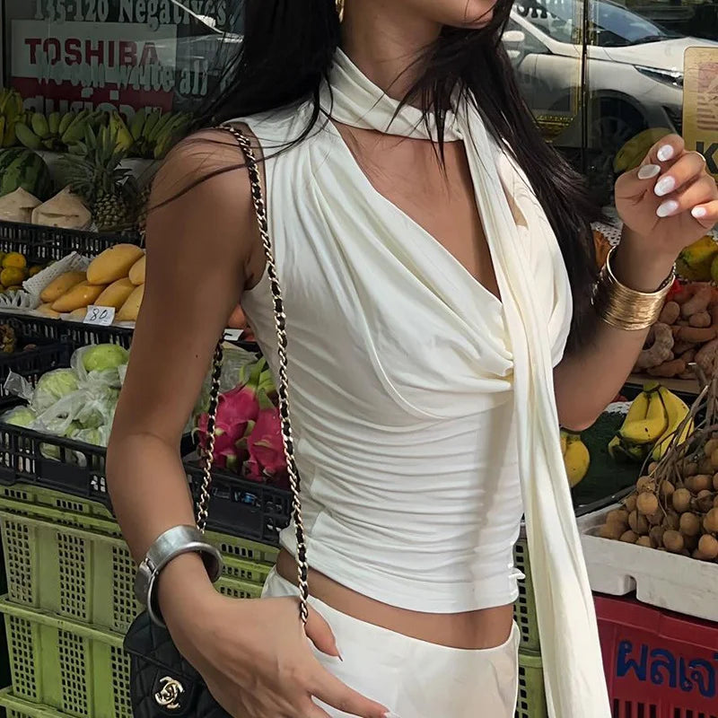 Amelia - Sexy Sleeveless V-Neck Tank Top