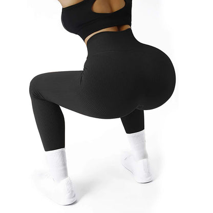 Chiva - High-Waisted Seamless Compression Leggings