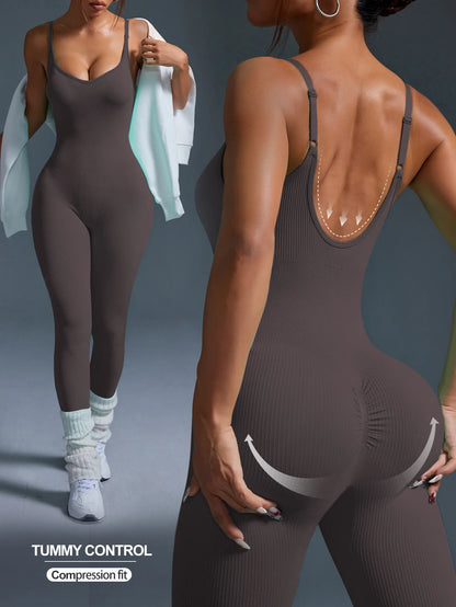 Betty - One-piece Seamless Yoga Jumpsuit